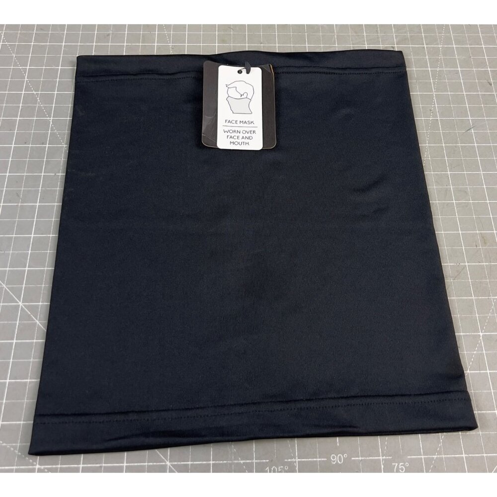 Igloos Adult Lightweight Gaiter Face Mask Black One Size NWT